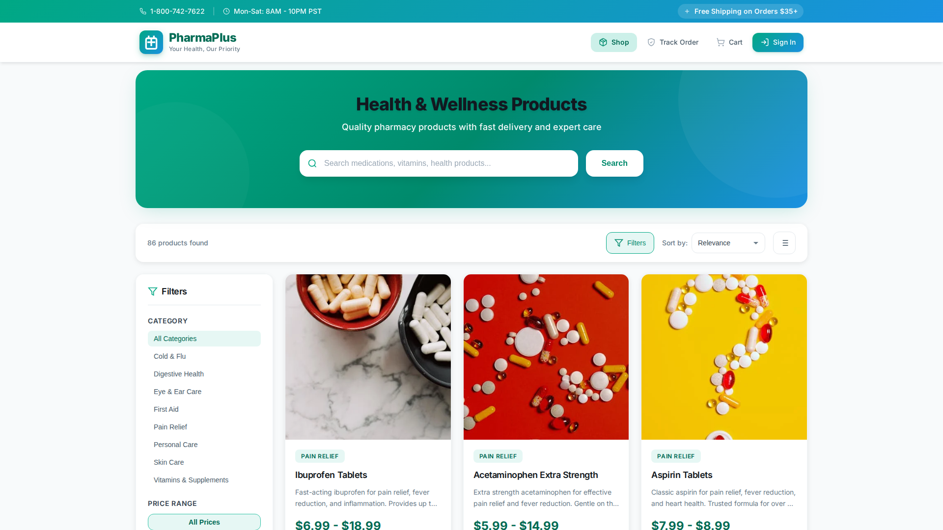 Reference Store Home